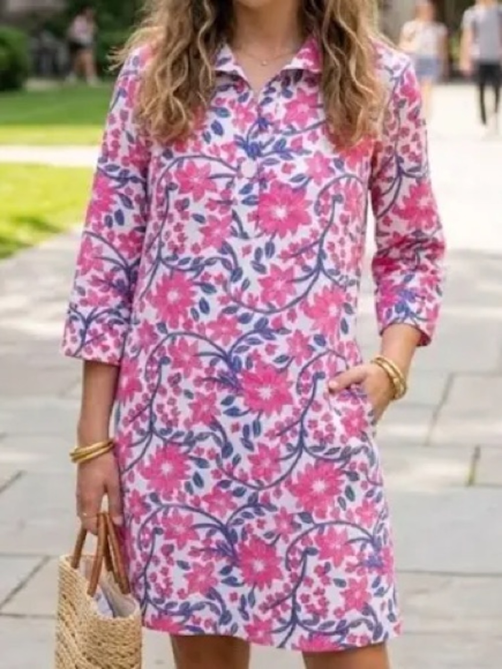 Smith & Quinn Floral Sophia Dress Sz Large